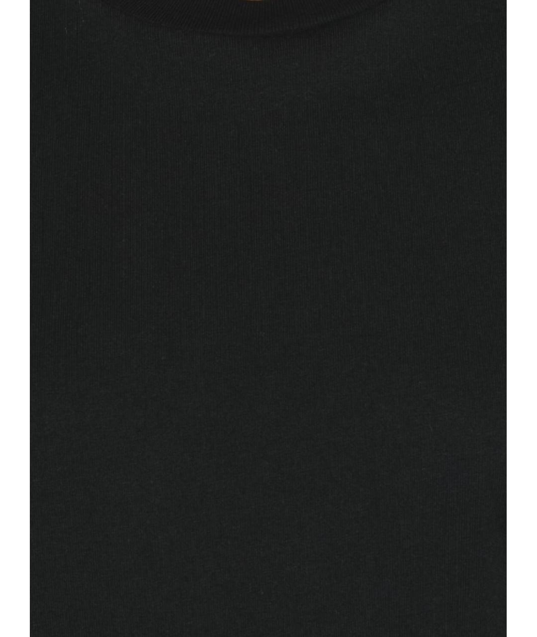 TOTEME Черная хлопковая футболка, фото 2