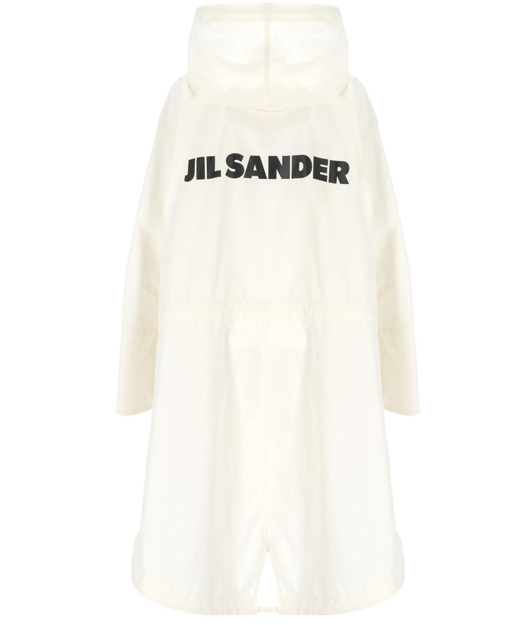 JIL SANDER Белый тренч/плащ, фото 3