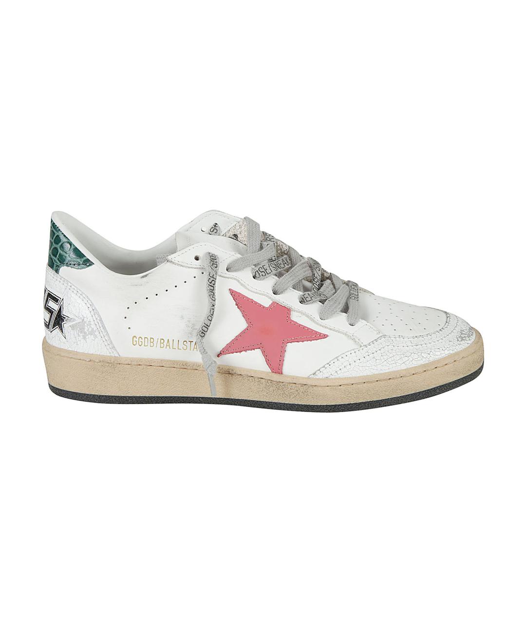 GOLDEN GOOSE DELUXE BRAND Белые кожаные кеды, фото 1