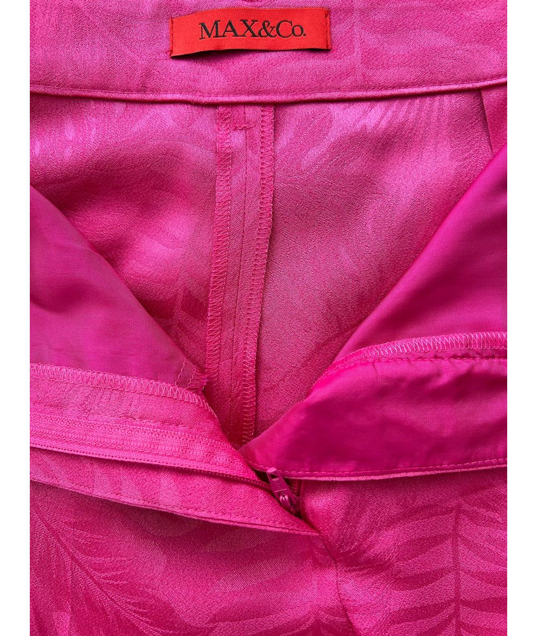 MAX&CO Розовый вискозный костюм с брюками, фото 7