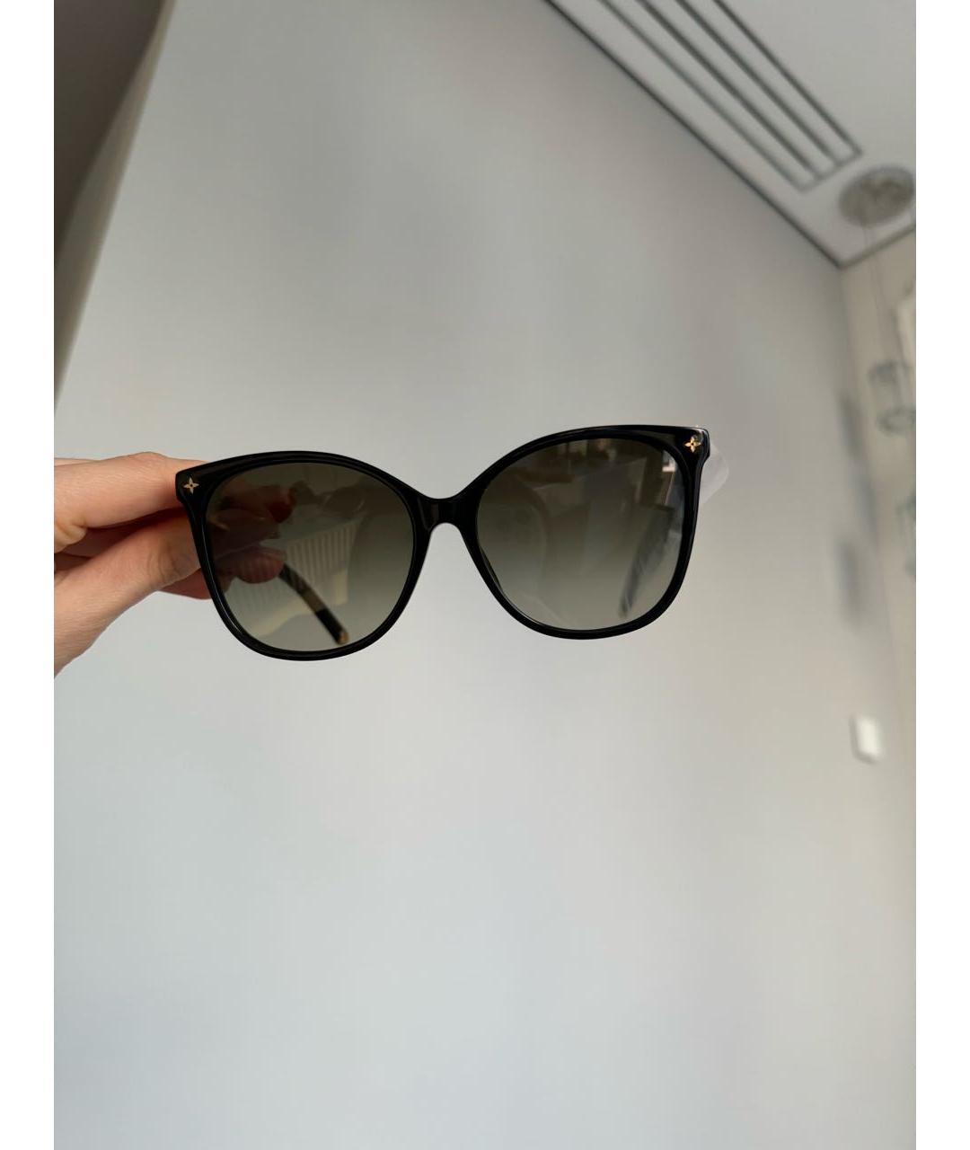 LOUIS VUITTON PRE-OWNED Черные пластиковые солнцезащитные очки, фото 7