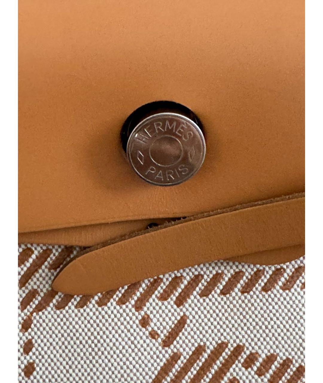 HERMES PRE-OWNED Тканевая сумка с короткими ручками, фото 8