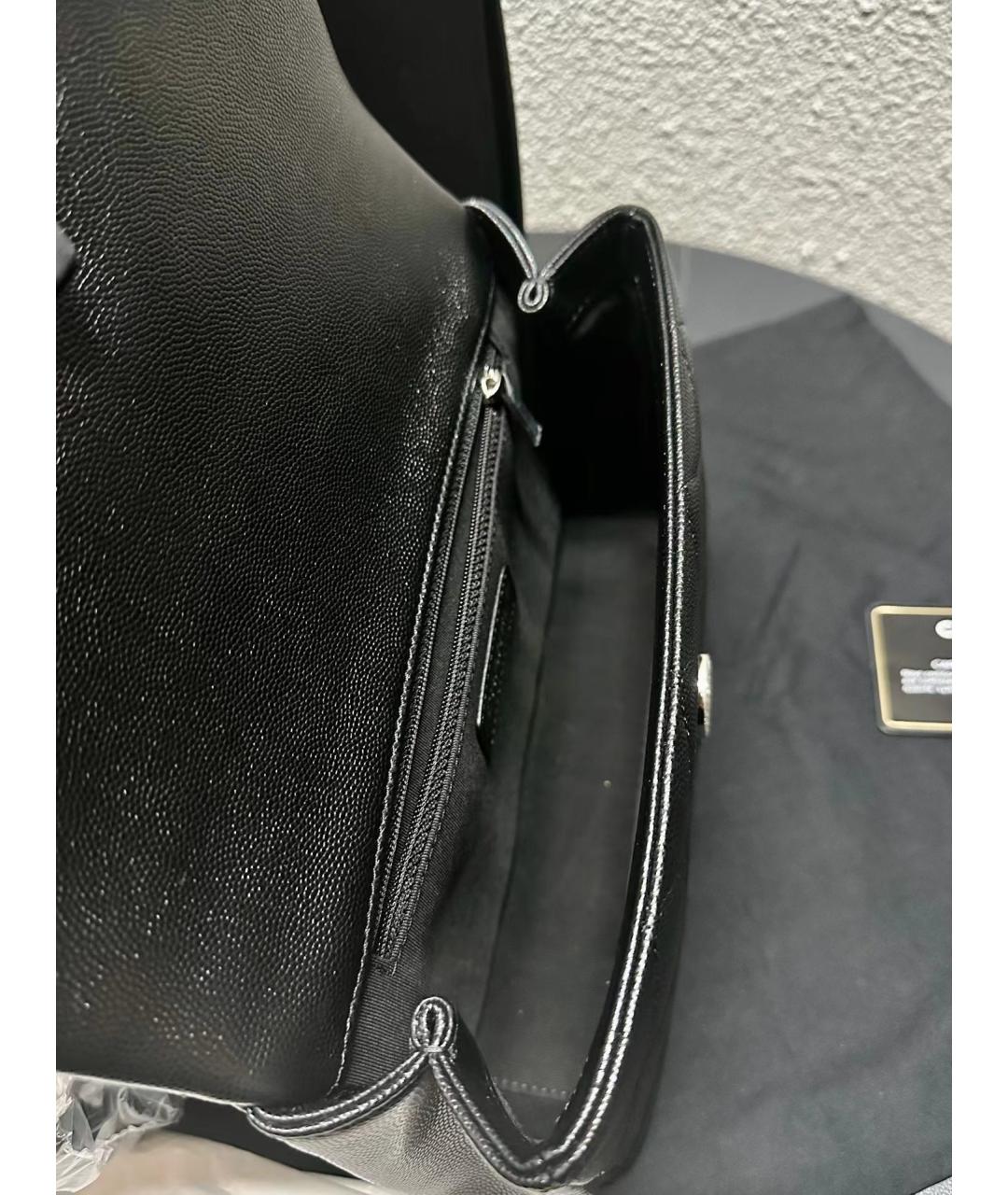 CHANEL PRE-OWNED Черная сумка через плечо, фото 7