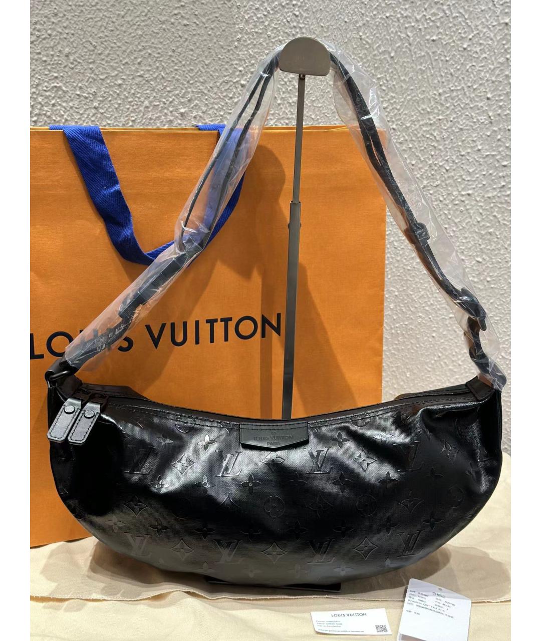 LOUIS VUITTON PRE-OWNED Черная сумка через плечо, фото 10