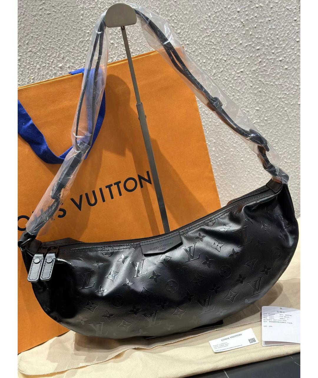 LOUIS VUITTON PRE-OWNED Черная сумка через плечо, фото 2