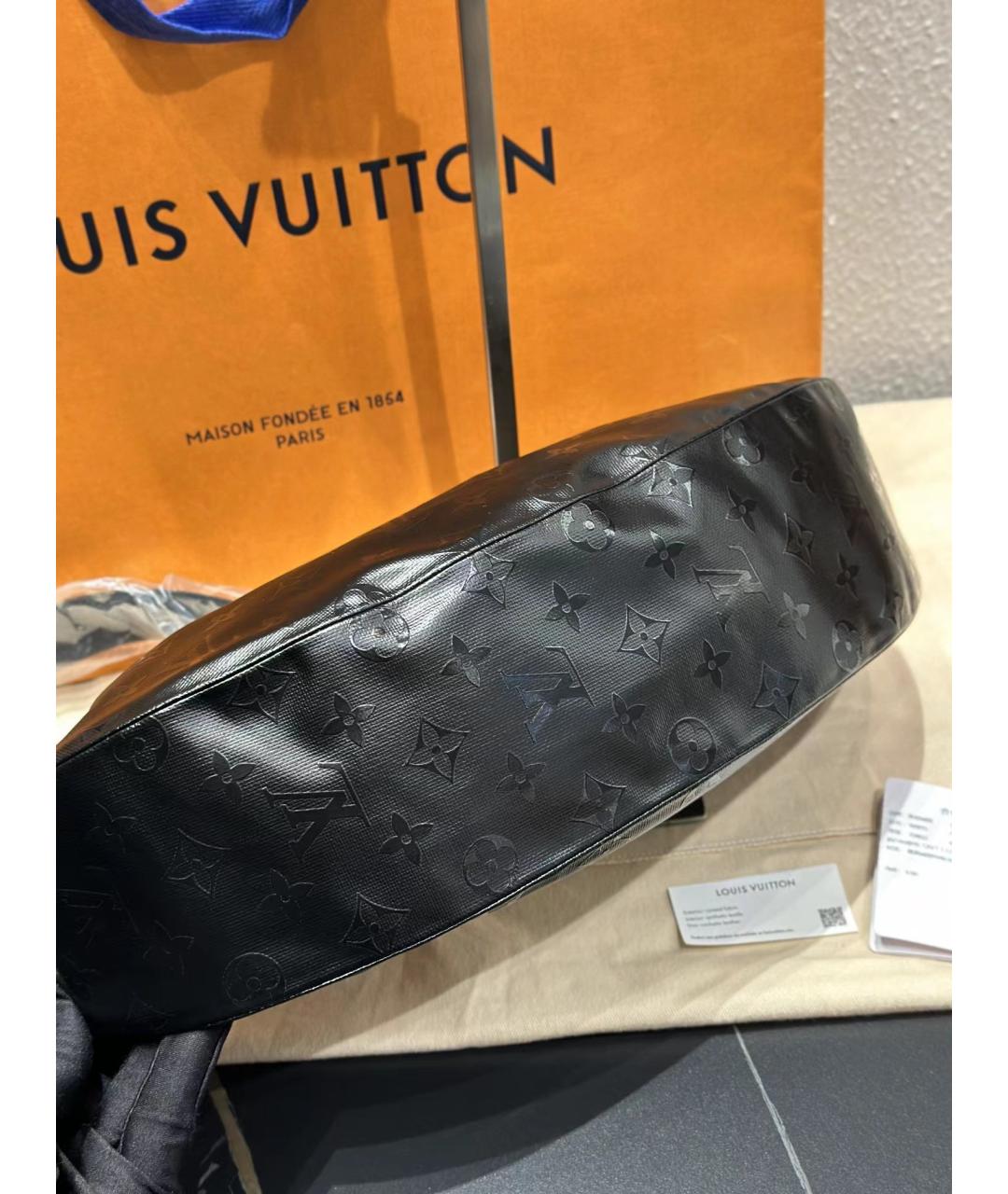 LOUIS VUITTON PRE-OWNED Черная сумка через плечо, фото 6