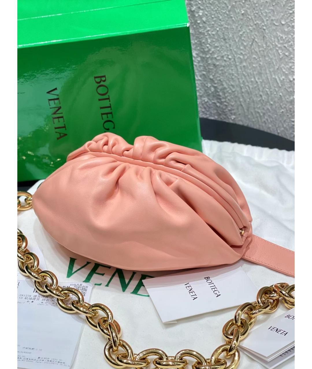 BOTTEGA VENETA Розовая поясная сумка, фото 5