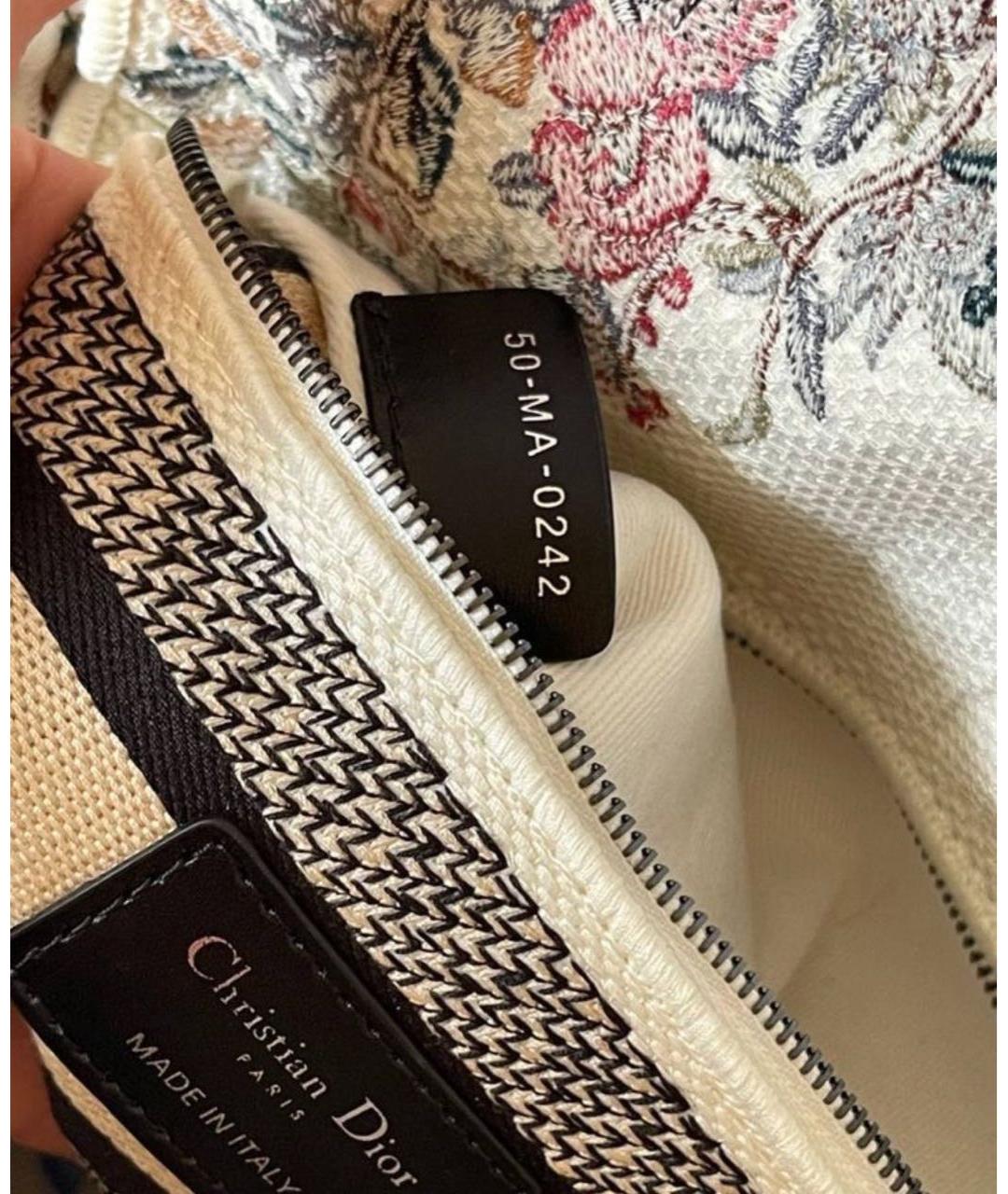 CHRISTIAN DIOR Мульти тканевая сумка с короткими ручками, фото 7