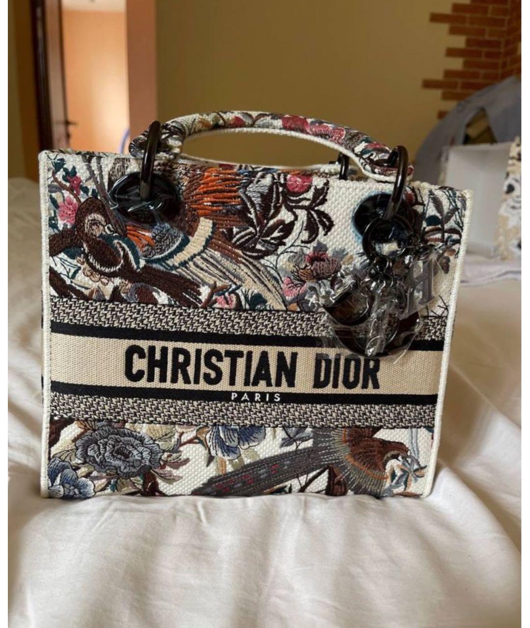 CHRISTIAN DIOR Мульти тканевая сумка с короткими ручками, фото 8