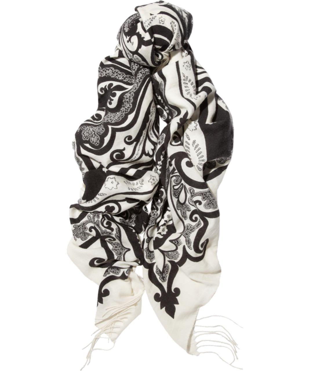 ETRO Бежевый кашемировый платок, фото 1
