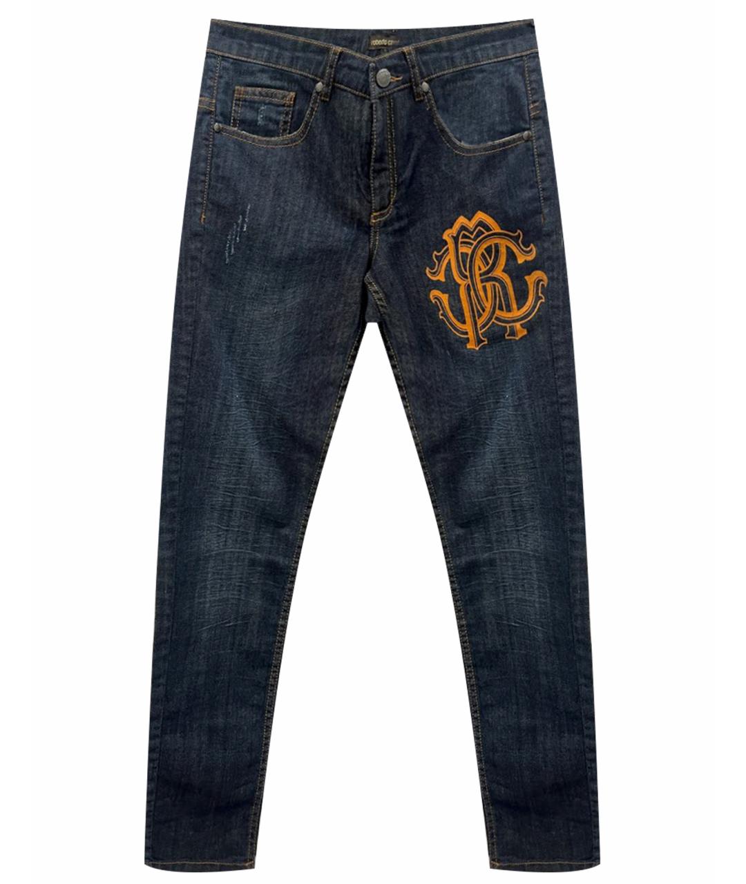 ROBERTO CAVALLI Темно-синие хлопковые детские джинсы, фото 1
