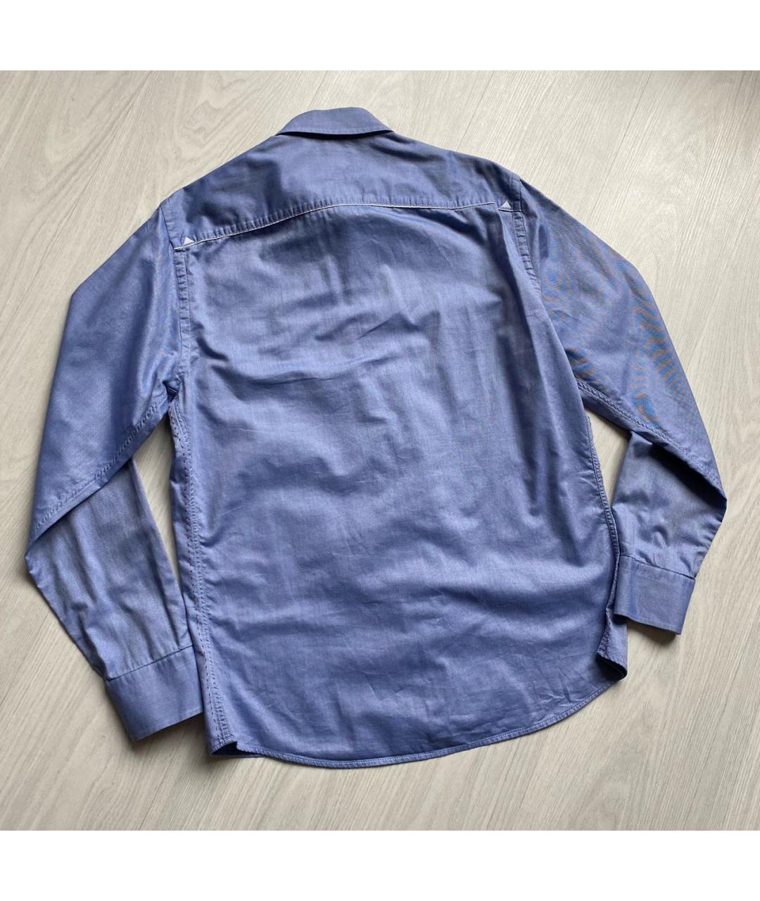 HARMONT & BLAINE JUNIOR Голубая хлопковая кэжуал рубашка, фото 8