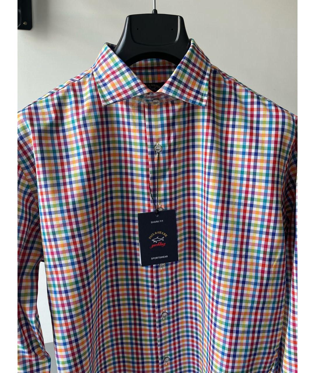 PAUL & SHARK Мульти хлопковая кэжуал рубашка, фото 3