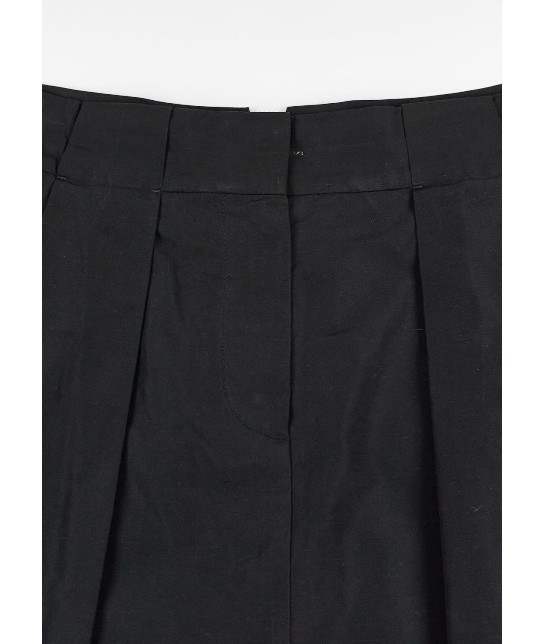 LOUIS VUITTON Черная полиэстеровая юбка мини, фото 4