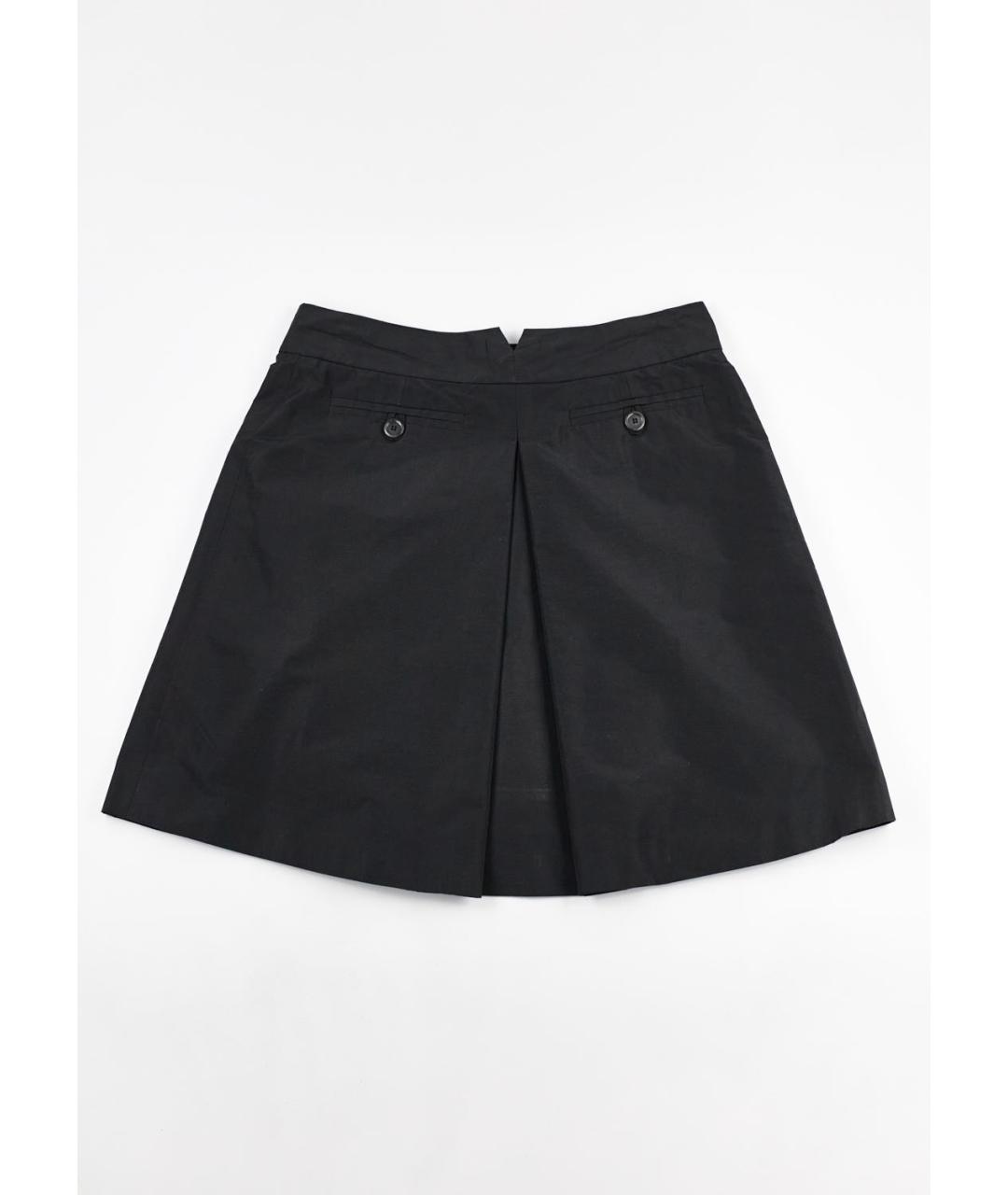 LOUIS VUITTON Черная полиэстеровая юбка мини, фото 2