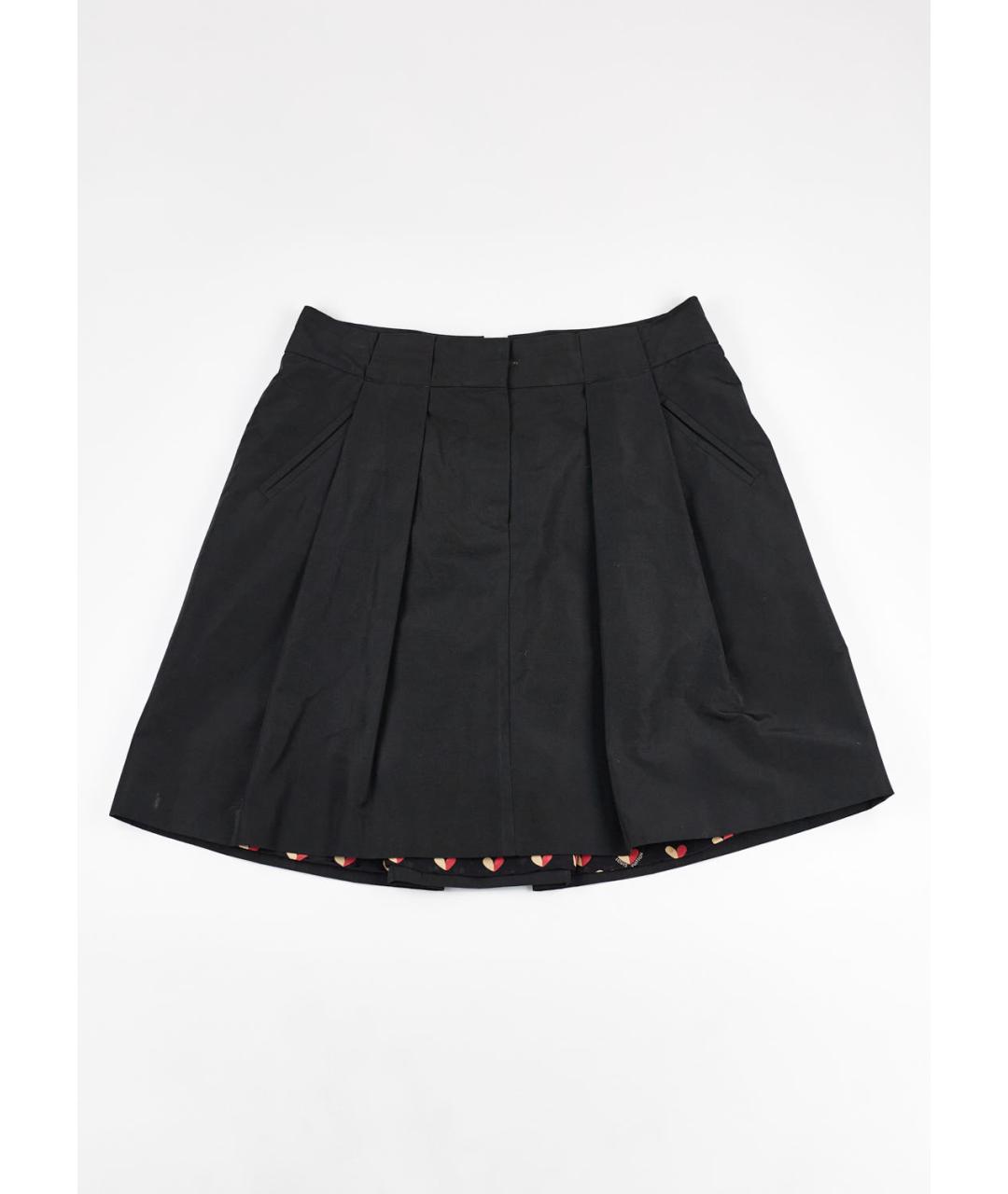 LOUIS VUITTON Черная полиэстеровая юбка мини, фото 5