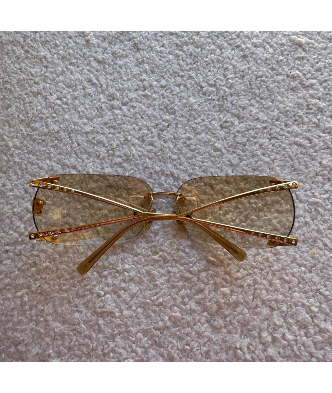 VERSACE Золотые солнцезащитные очки, фото 5