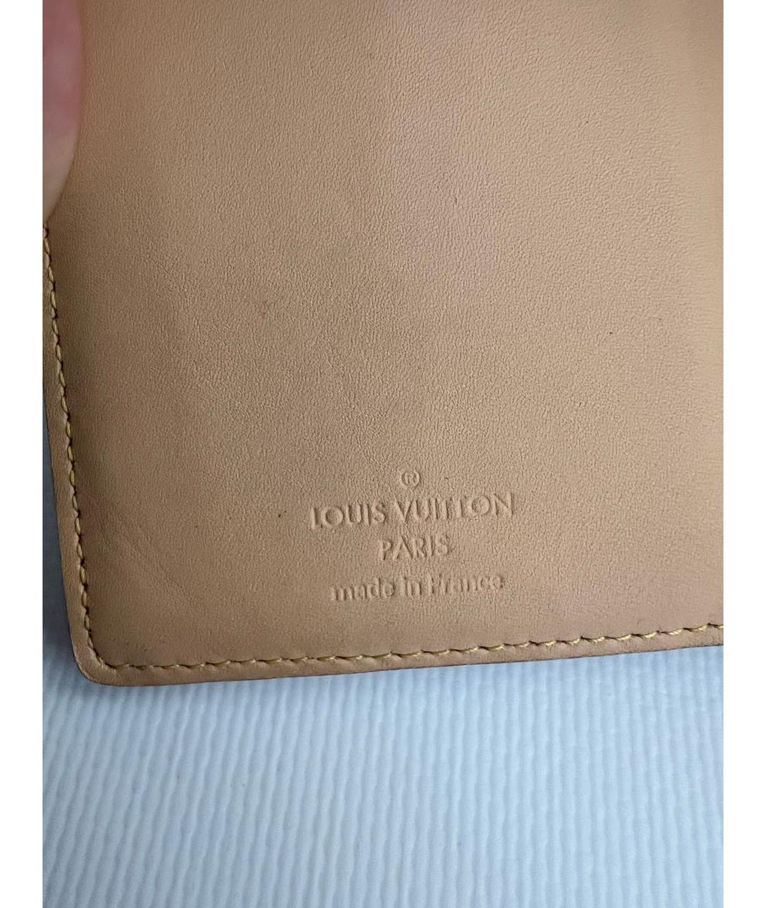 LOUIS VUITTON PRE-OWNED Белый кошелек, фото 6