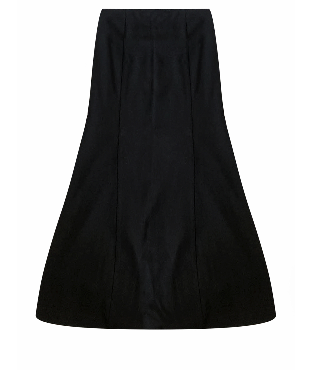 MOSCHINO Черная вискозная юбка макси, фото 1