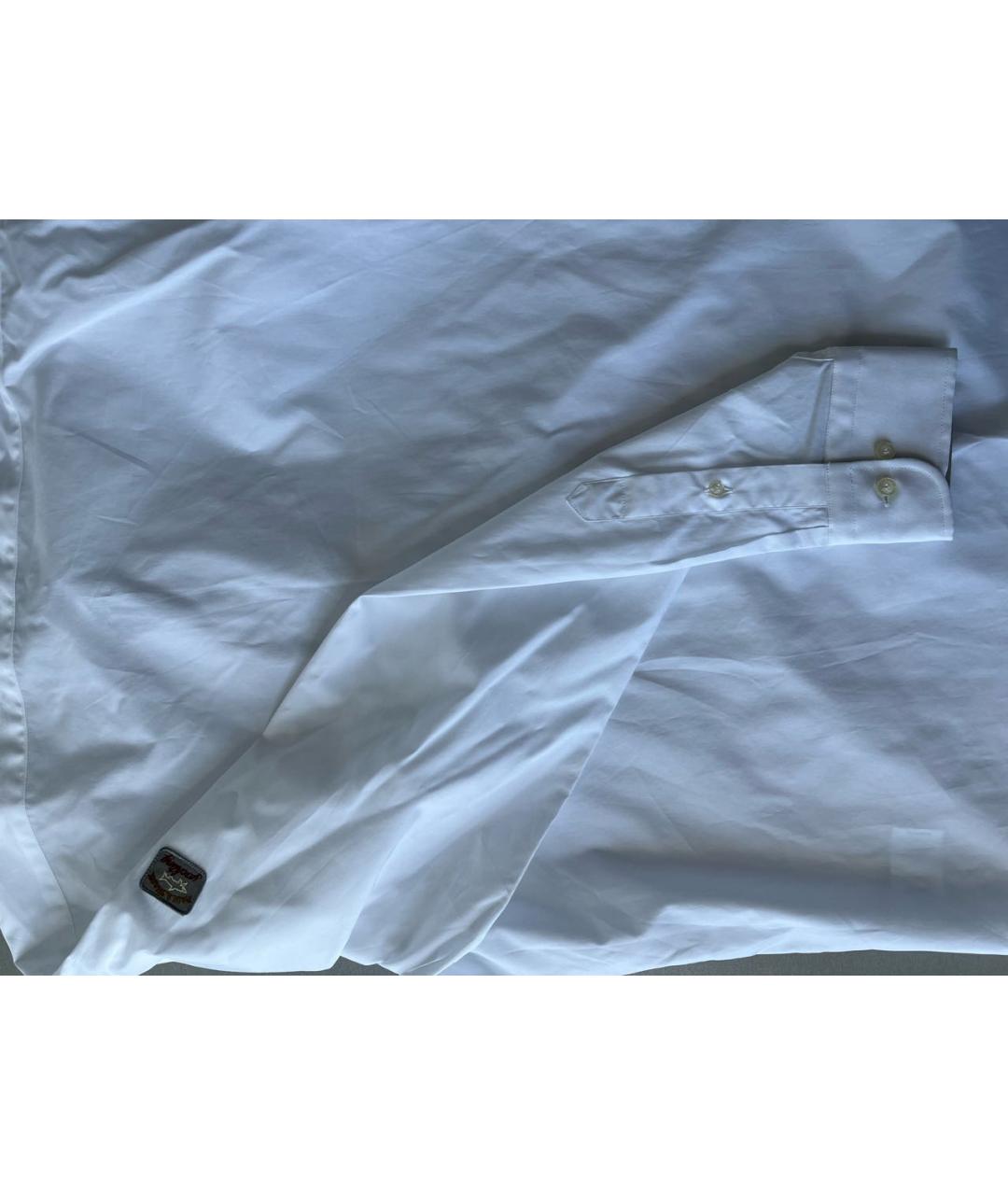 PAUL & SHARK Белая хлопковая кэжуал рубашка, фото 4