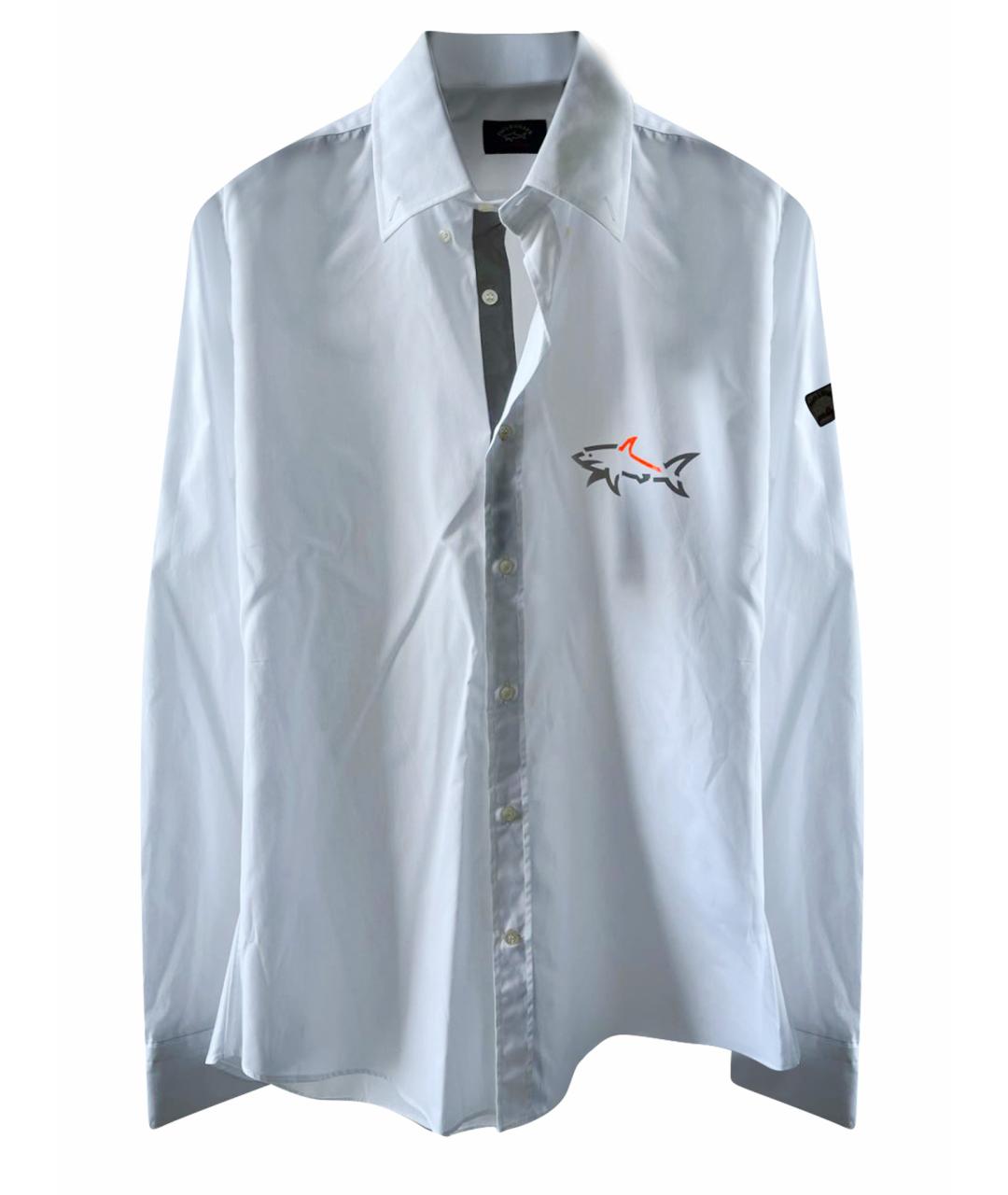 PAUL & SHARK Белая хлопковая кэжуал рубашка, фото 1