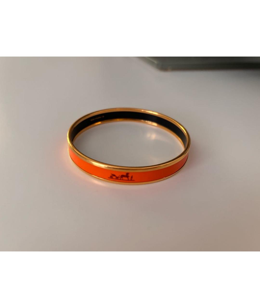 HERMES Оранжевый браслет, фото 9