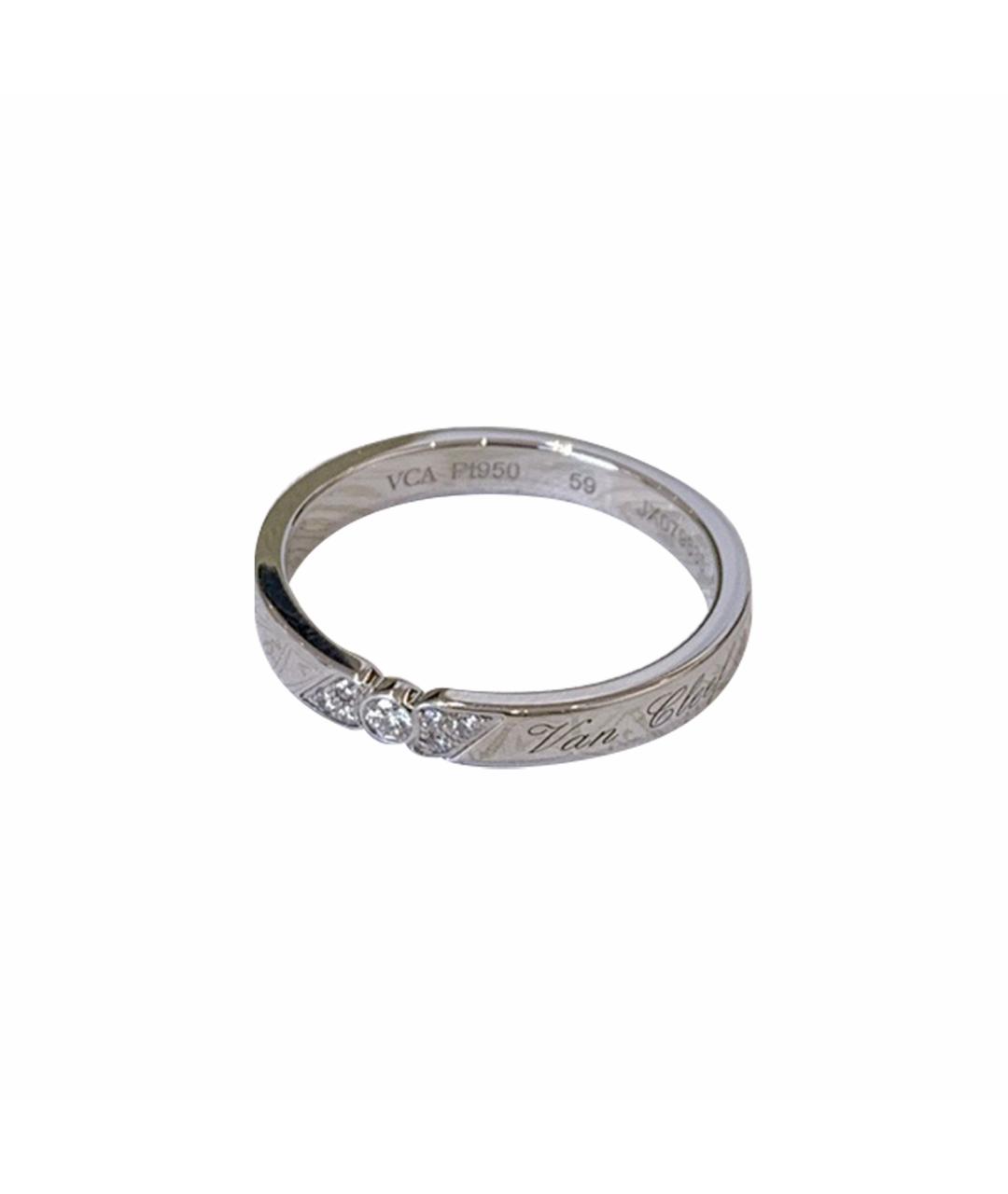 VAN CLEEF & ARPELS Серебряное платиновое кольцо, фото 1