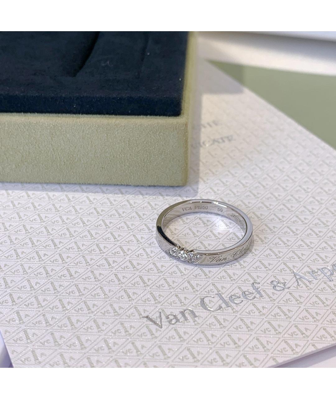 VAN CLEEF & ARPELS Серебряное платиновое кольцо, фото 7