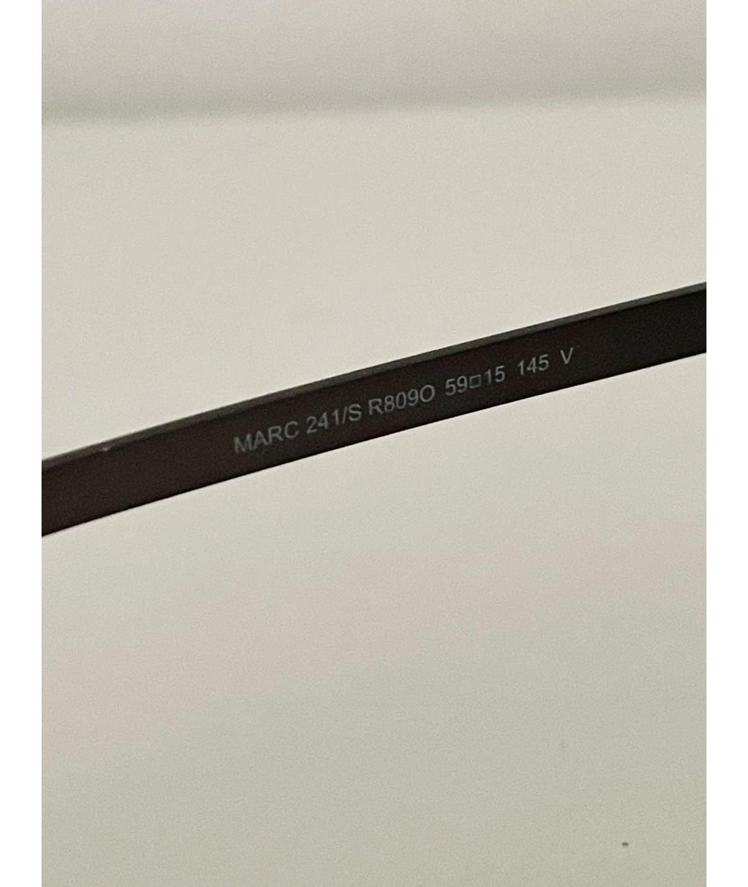 MARC JACOBS Серые металлические солнцезащитные очки, фото 3