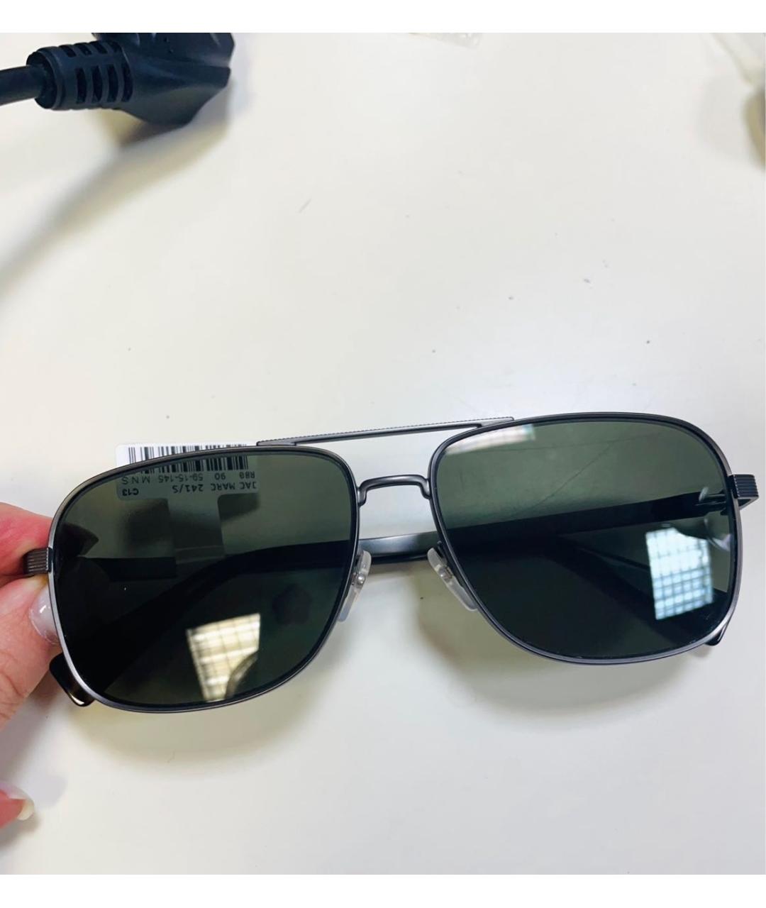 MARC JACOBS Зеленые металлические солнцезащитные очки, фото 5