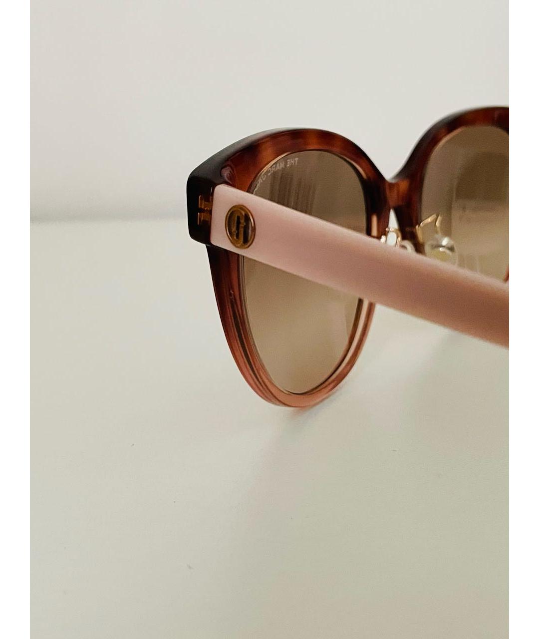 MARC JACOBS Коралловые пластиковые солнцезащитные очки, фото 4