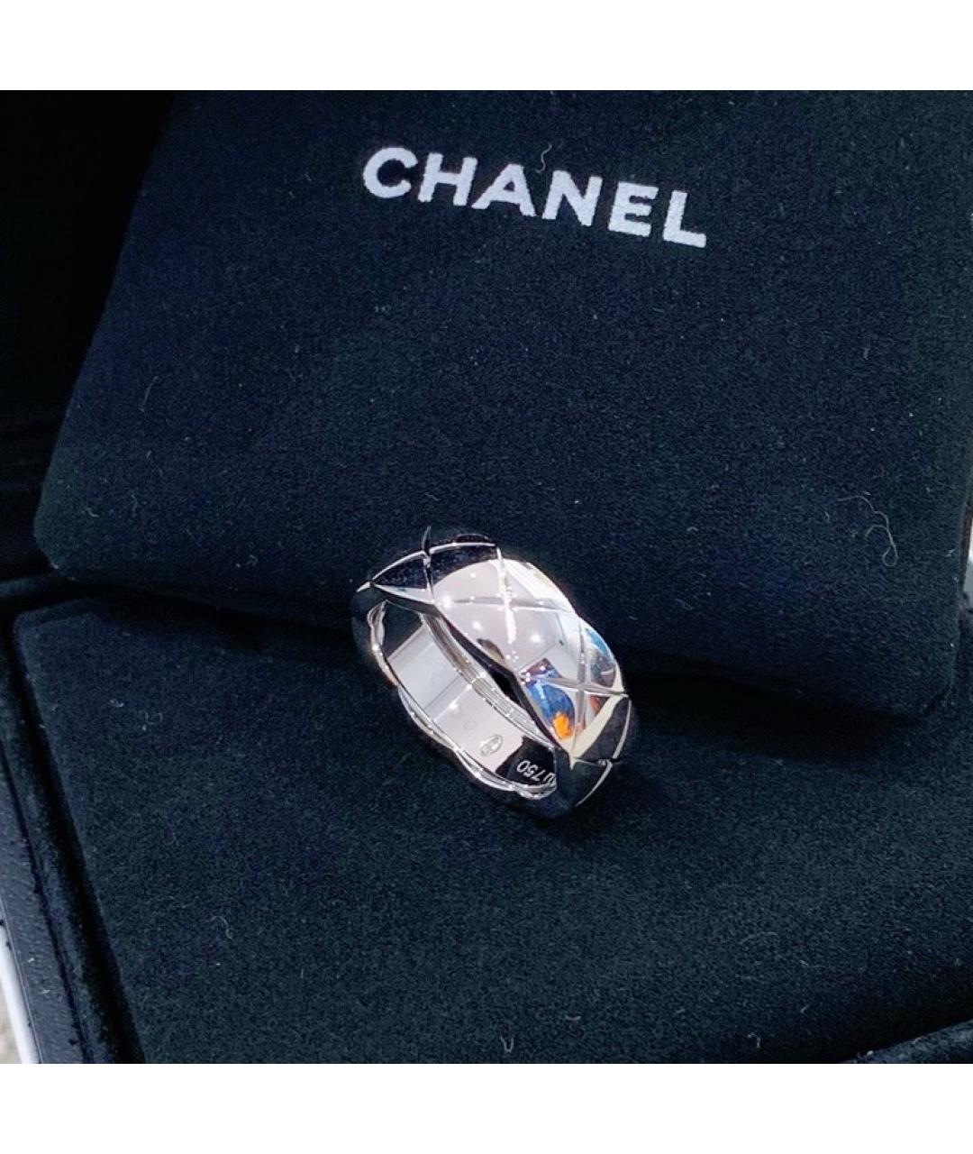 CHANEL PRE-OWNED Серебряное кольцо из белого золота, фото 6