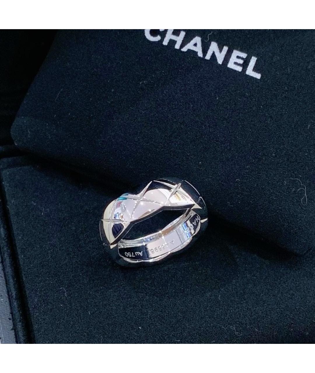 CHANEL PRE-OWNED Серебряное кольцо из белого золота, фото 2