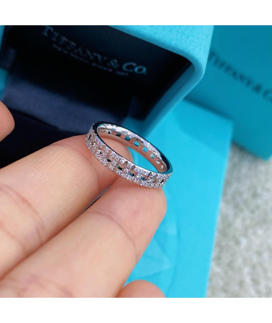 TIFFANY&CO Серебряное кольцо из белого золота, фото 6