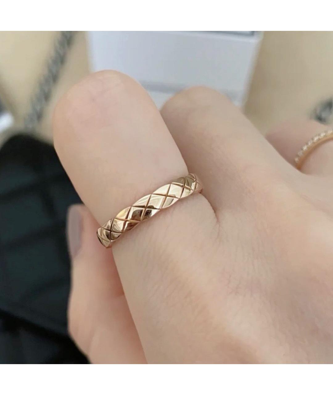 CHANEL PRE-OWNED Золотое кольцо из розового золота, фото 5