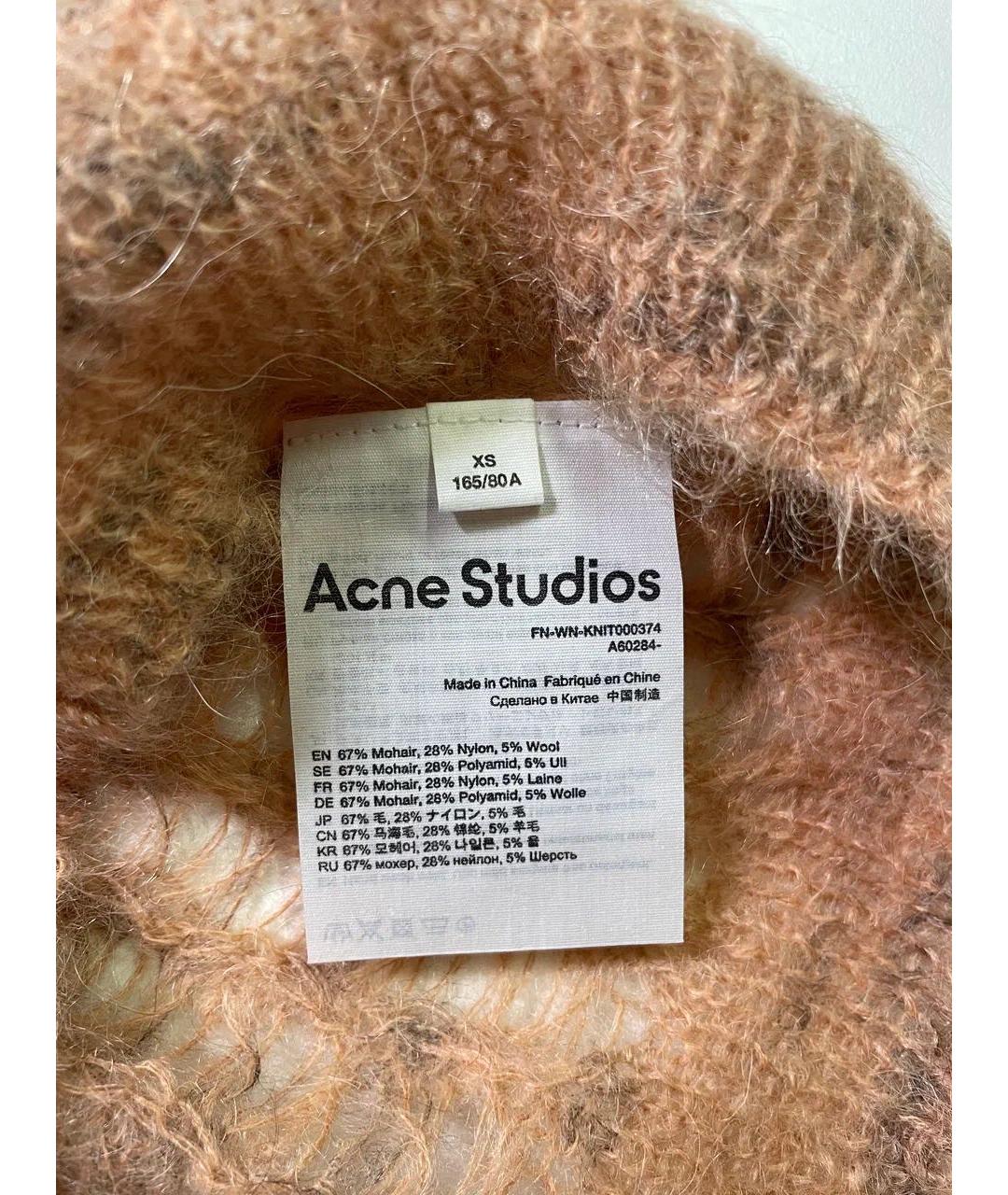 ACNE STUDIOS Бежевая шерстяная майка, фото 4