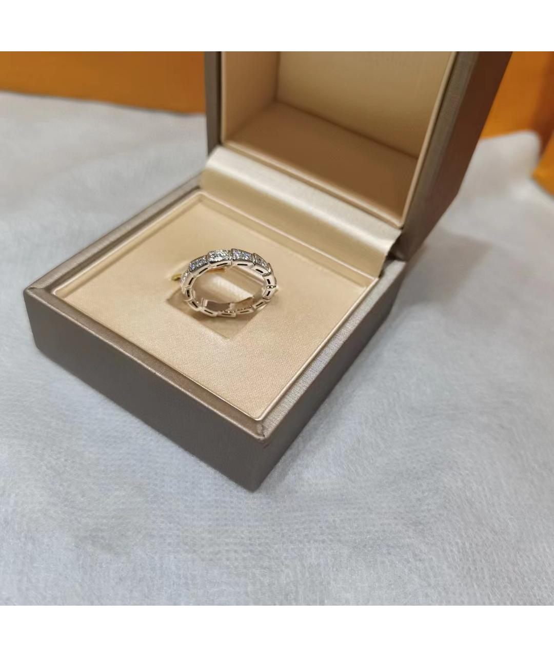 BVLGARI Серебряное кольцо из белого золота, фото 8