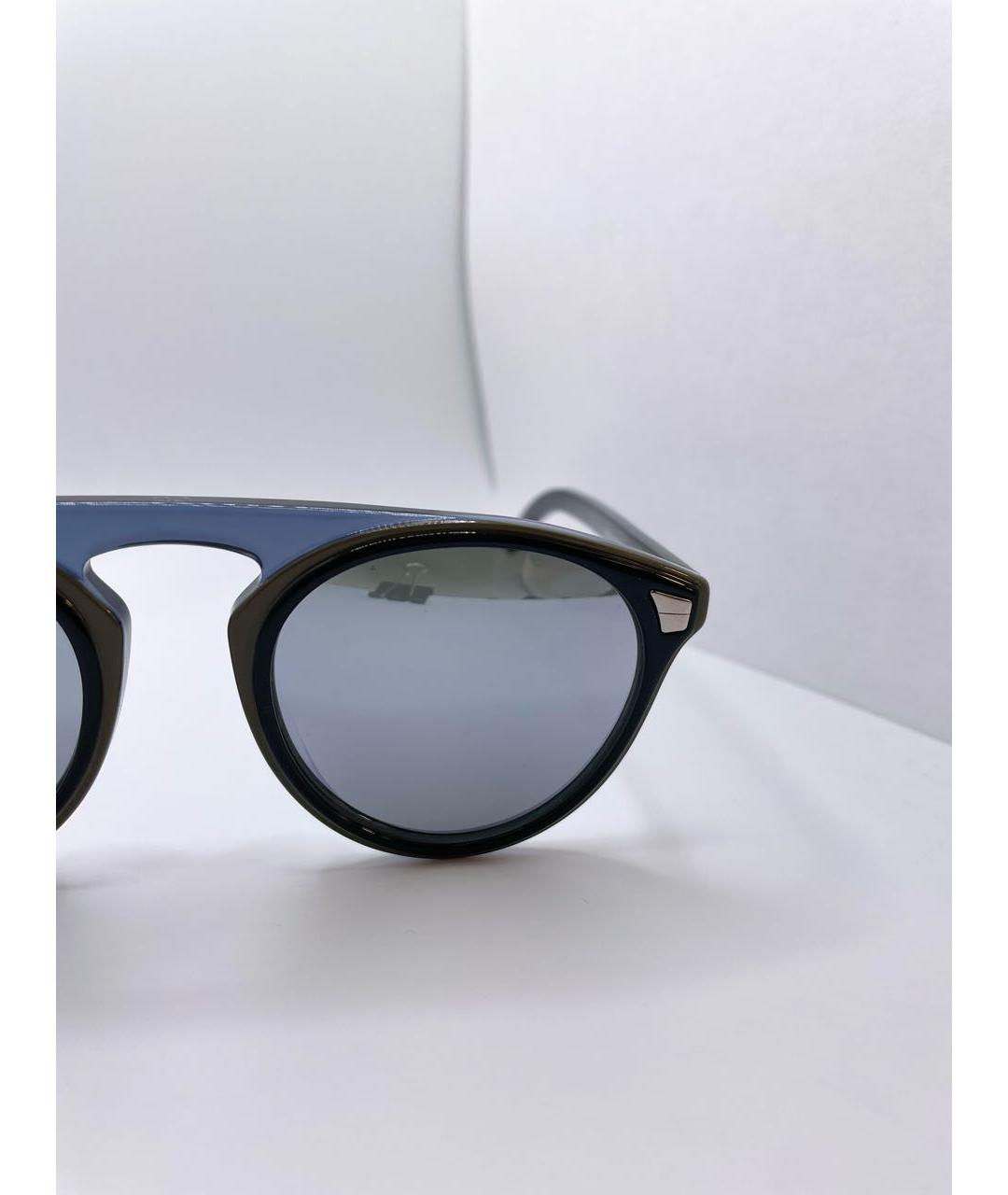 CHRISTIAN DIOR Синие пластиковые солнцезащитные очки, фото 2
