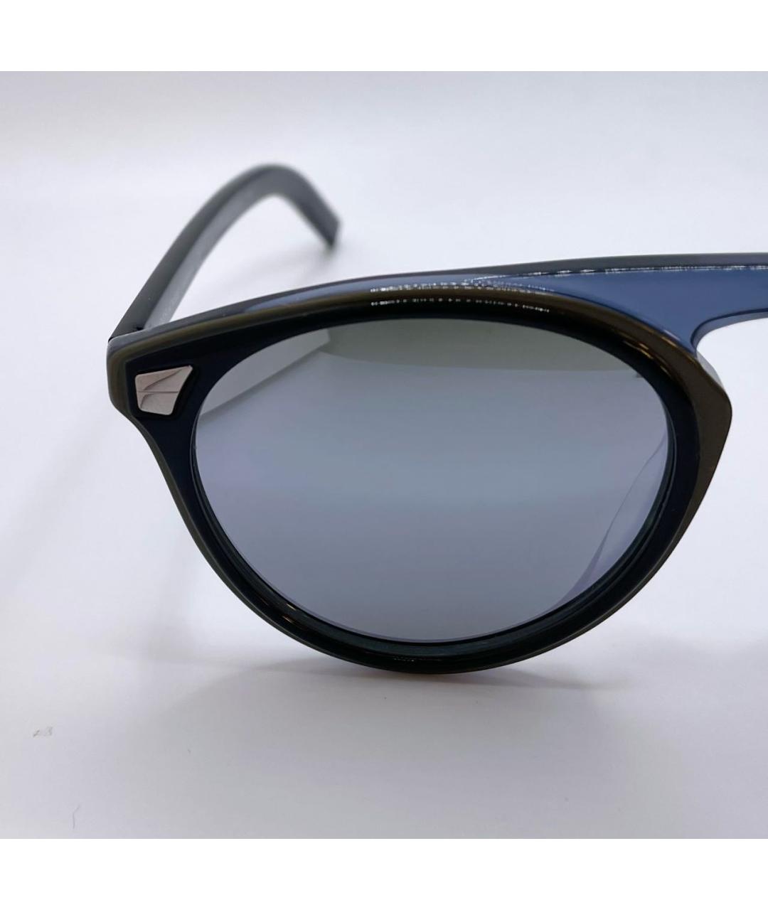 CHRISTIAN DIOR Синие пластиковые солнцезащитные очки, фото 7