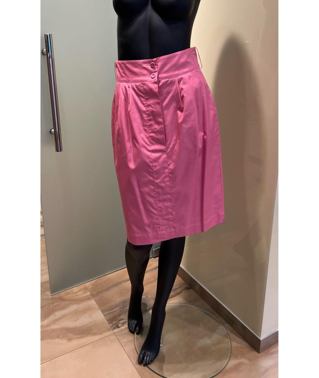 FENDI Розовый хлопковый костюм с юбками, фото 2