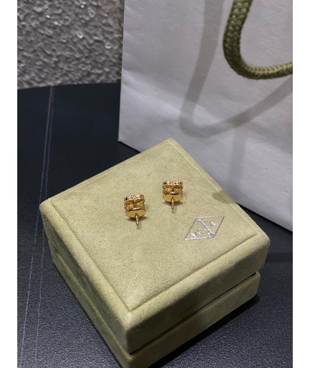 VAN CLEEF & ARPELS Золотые серьги из розового золота, фото 8
