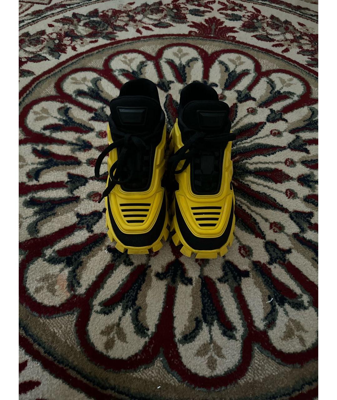 PRADA Желтые кроссовки, фото 2