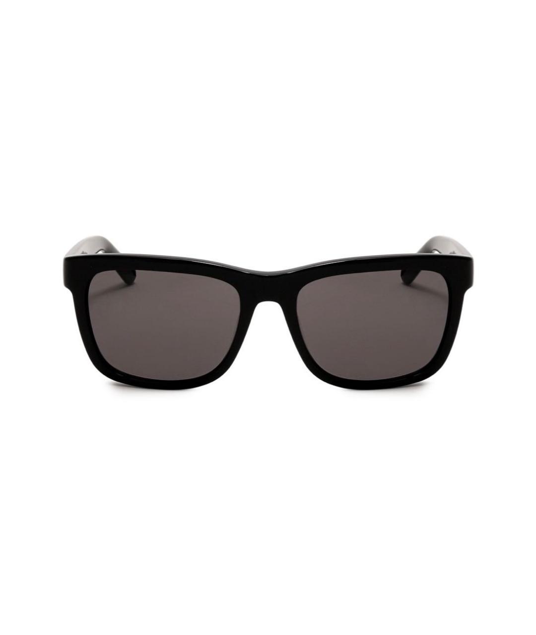GCDS Черные пластиковые солнцезащитные очки, фото 1