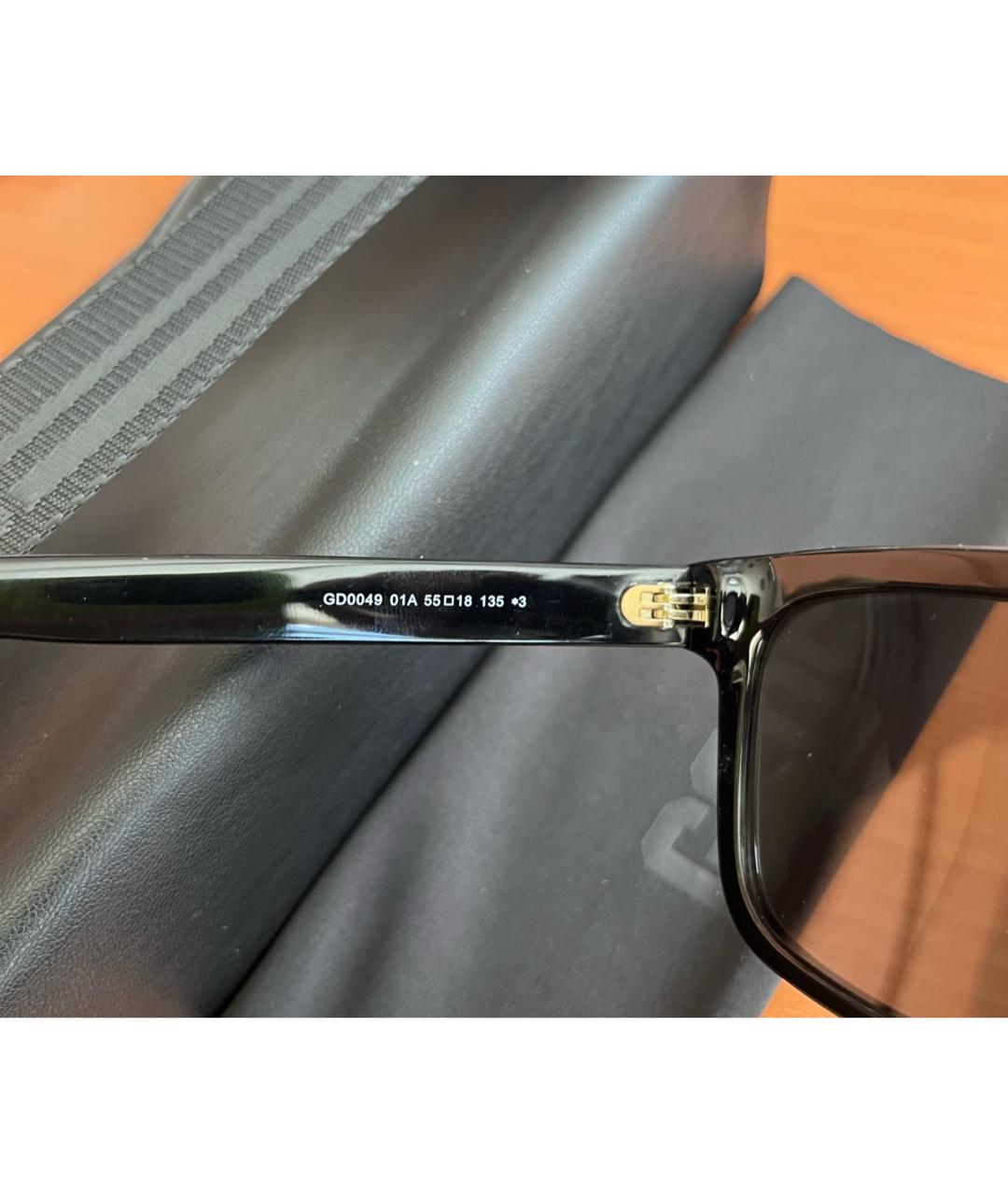GCDS Черные пластиковые солнцезащитные очки, фото 5