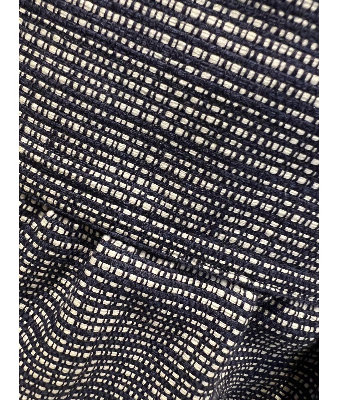 FENDI Синяя хлопковая юбка миди, фото 4