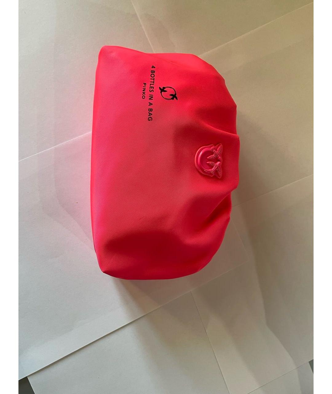 PINKO Розовая тканевая сумка через плечо, фото 5