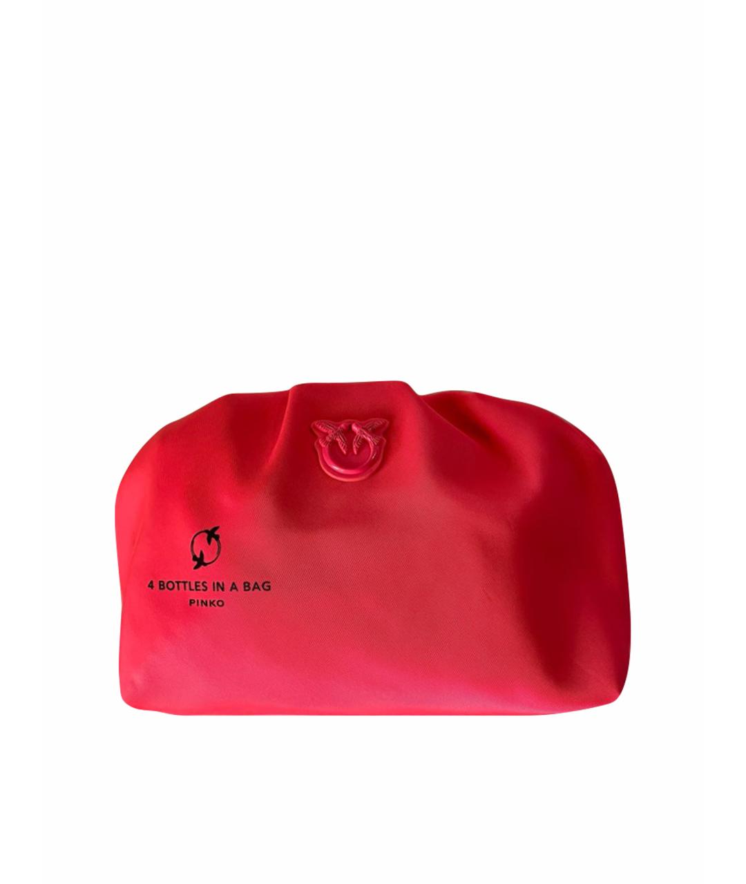 PINKO Розовая тканевая сумка через плечо, фото 1