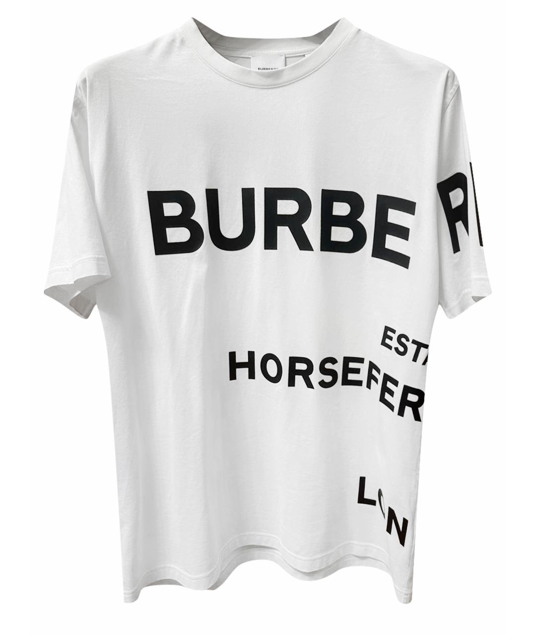BURBERRY Белая футболка, фото 1