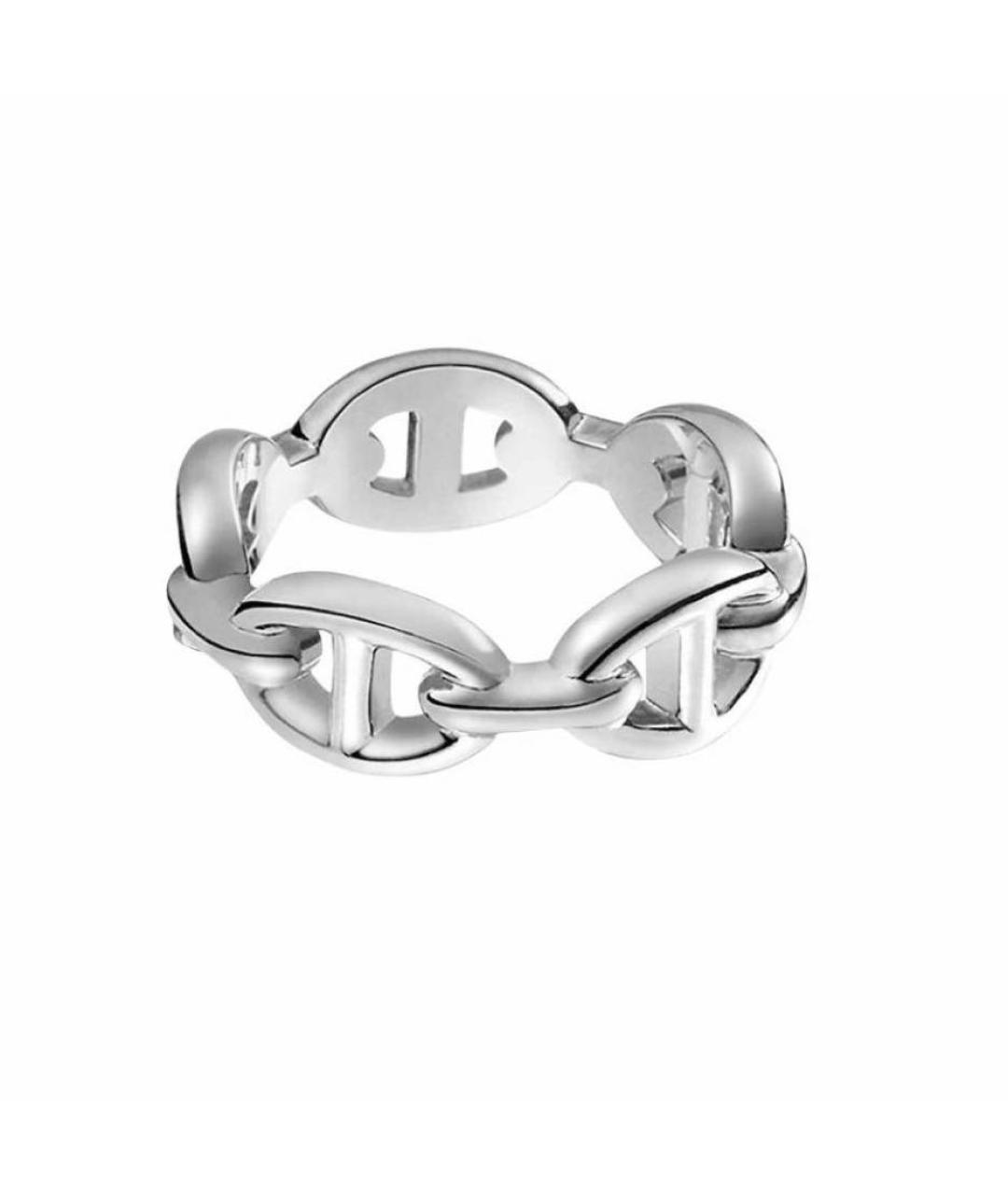 HERMES Серебряное серебряное кольцо, фото 2