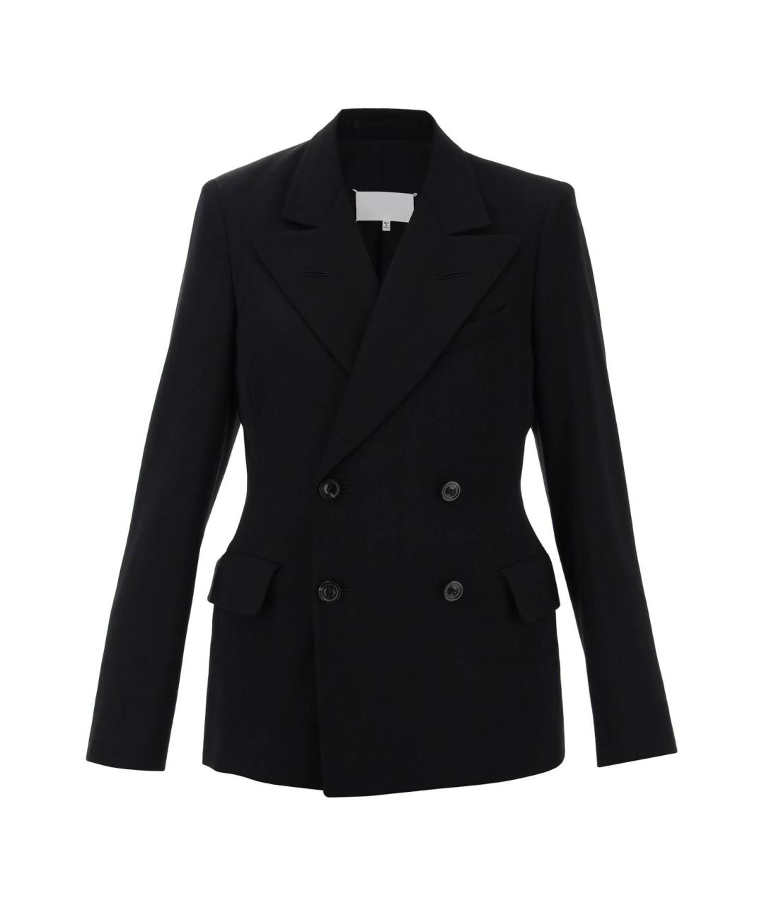MAISON MARGIELA Черный шерстяной жакет/пиджак, фото 1